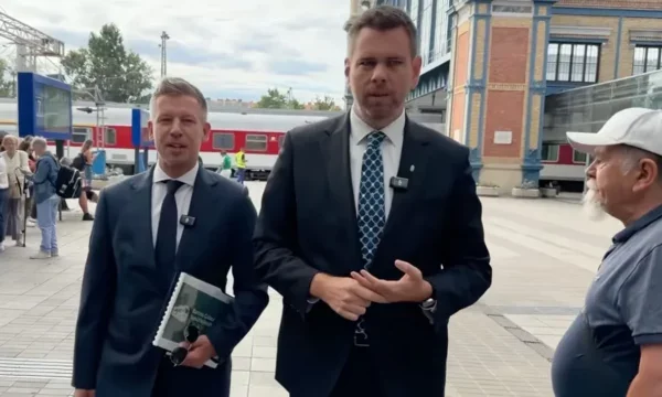 Маж го плукна унгарскиот премиер Петер Маѓар, неговата реакција изненади многумина (ВИДЕО)